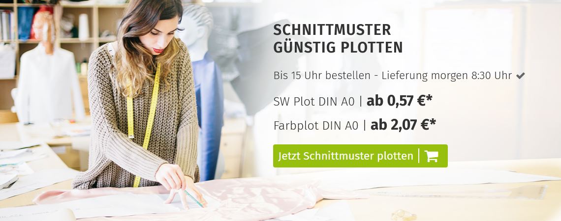 Schnittmuster günstig drucken